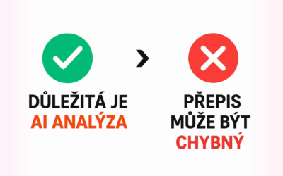 Přepis není dokonalý, ale analýza ano!